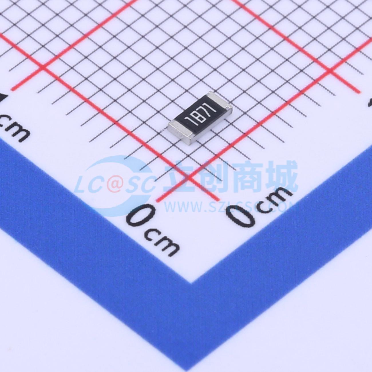 点击查看大图 RC1206FR-071K87L实物图