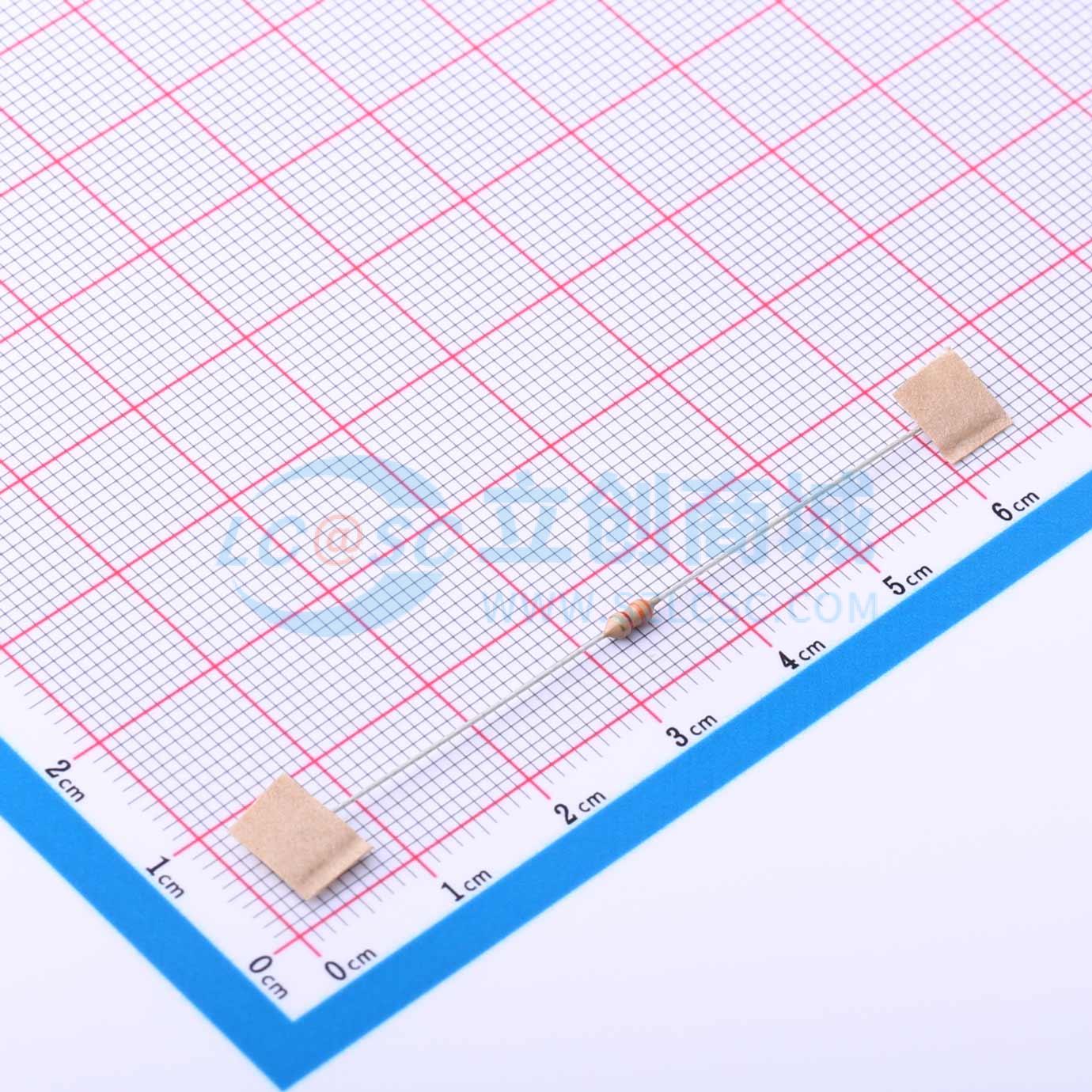 点击查看大图 CR1/8W-3K3±5%-ST52实物图