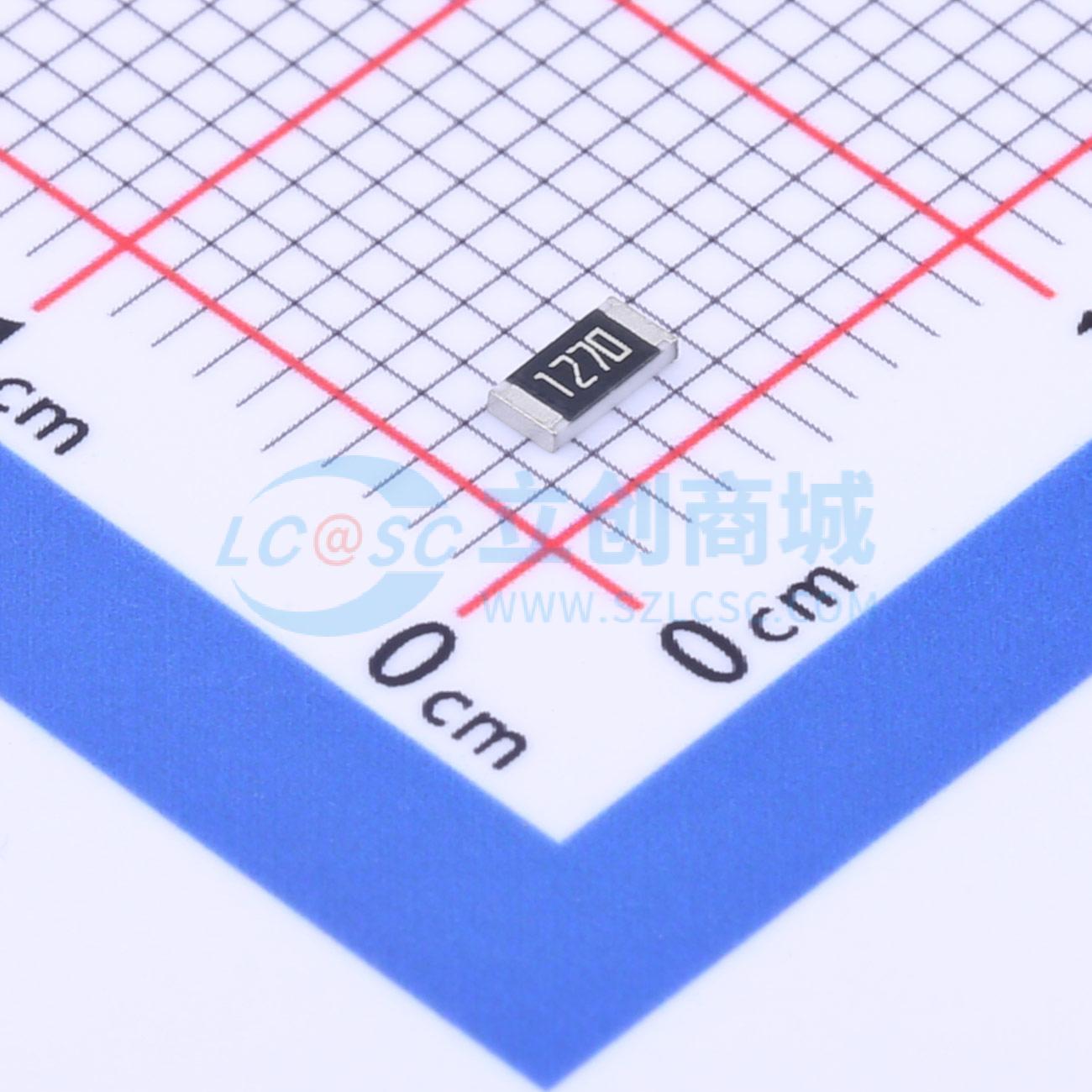 点击查看大图 RC1206FR-07127RL实物图