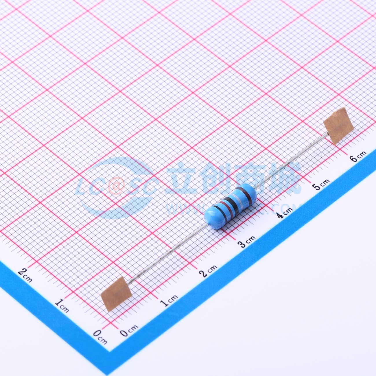 点击查看大图 MF1W-0Ω2±1%-6T52实物图