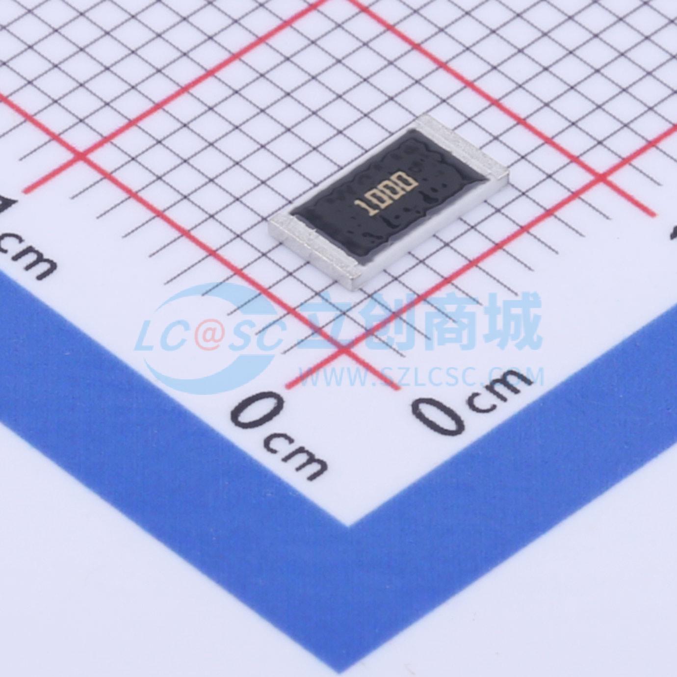 点击查看大图 MCR100JZHF1000实物图