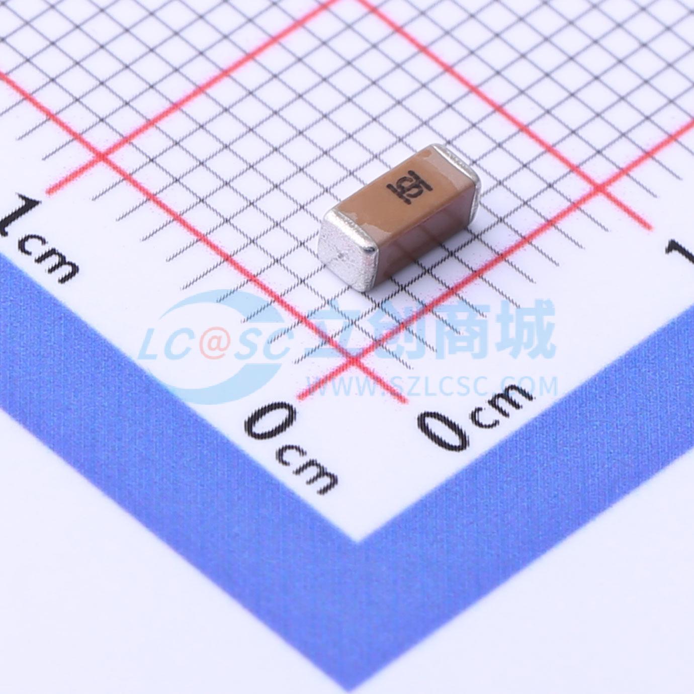 点击查看大图 SCC1808X102K502TS实物图