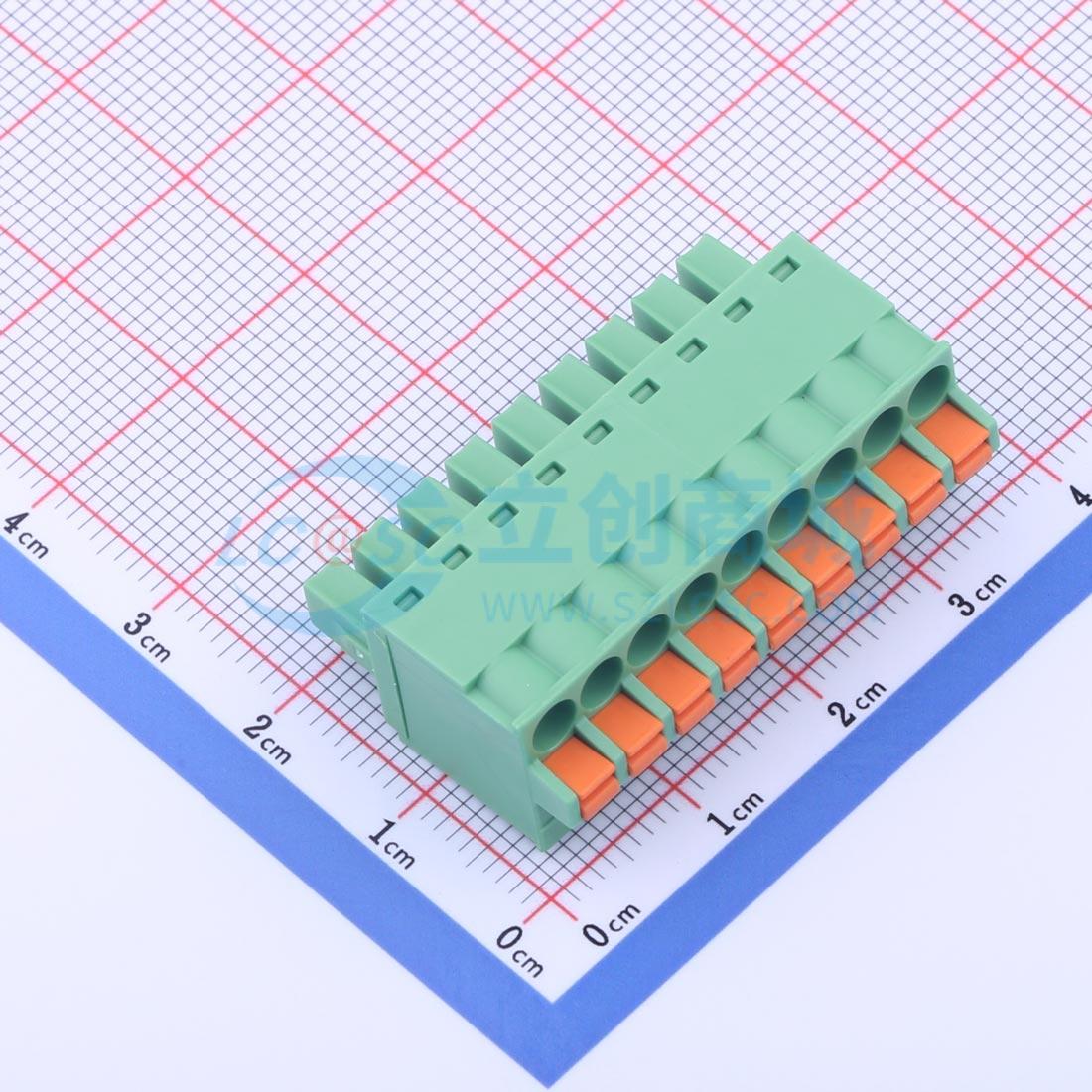 点击查看大图 DB2EKD-3.81-9P-GN实物图