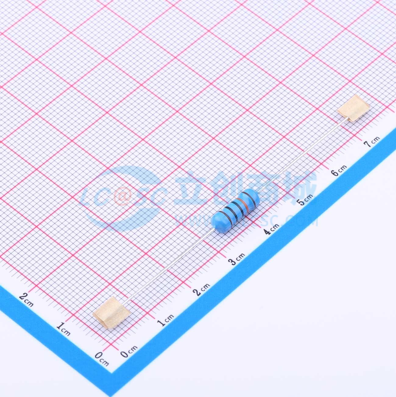 点击查看大图 MF1W-100K±1%-TT63实物图