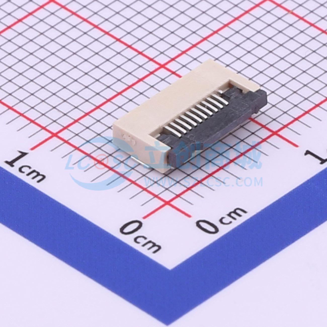 0.5-10P翻盖实物图