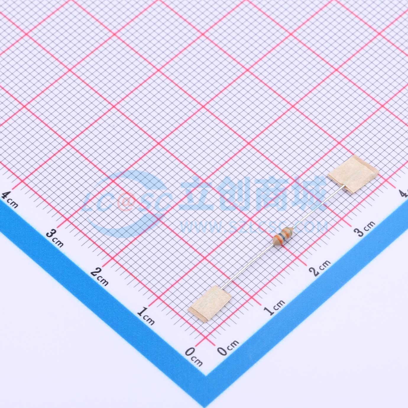 点击查看大图 CR1/8W-36K±5%-ST26实物图