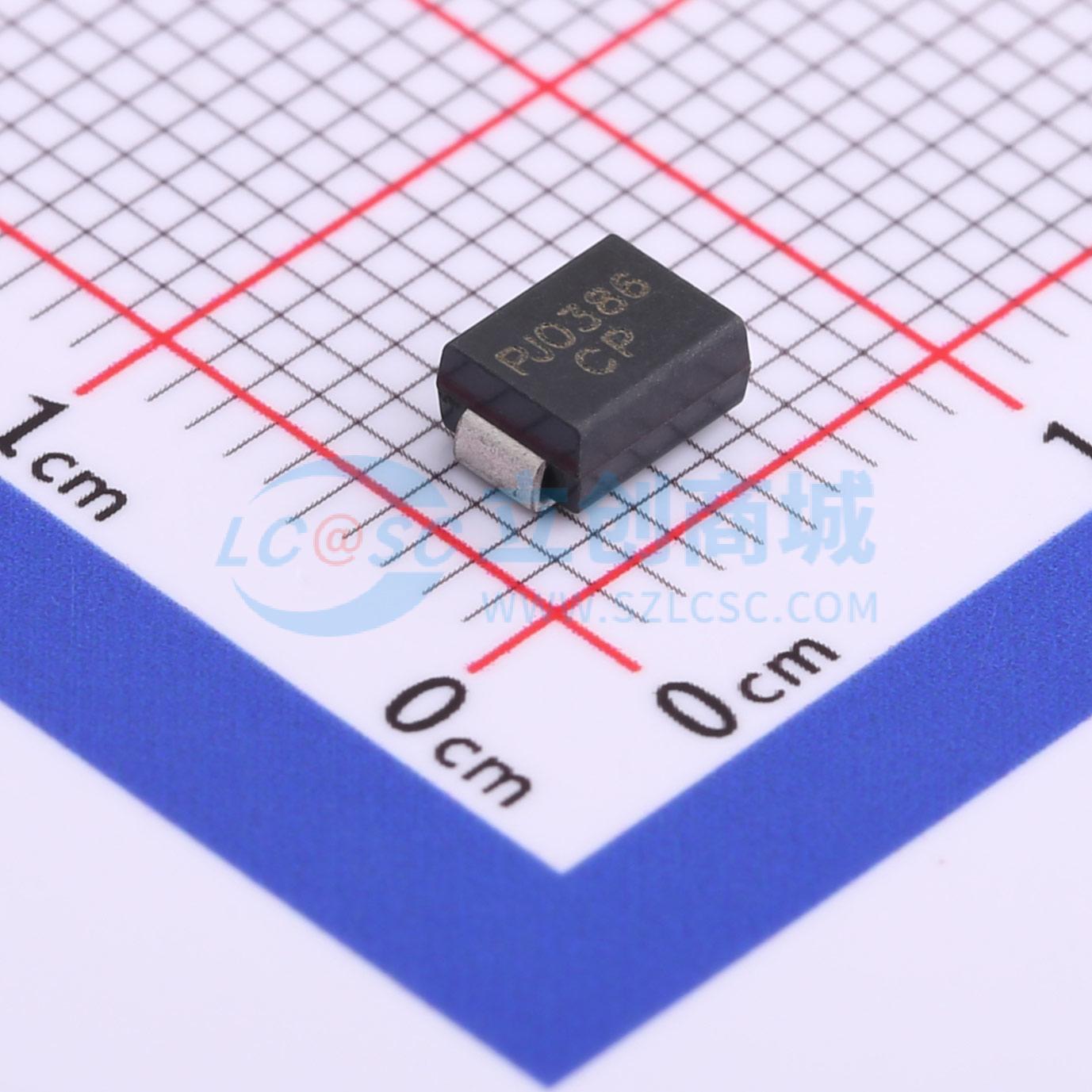 点击查看大图 P6SMBJ36CA_R1_00001实物图