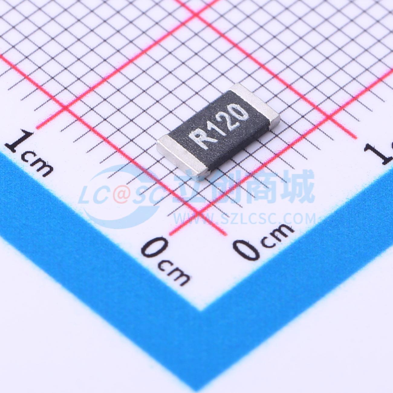 点击查看大图 HoLTT2512-2W-120mR-1%实物图