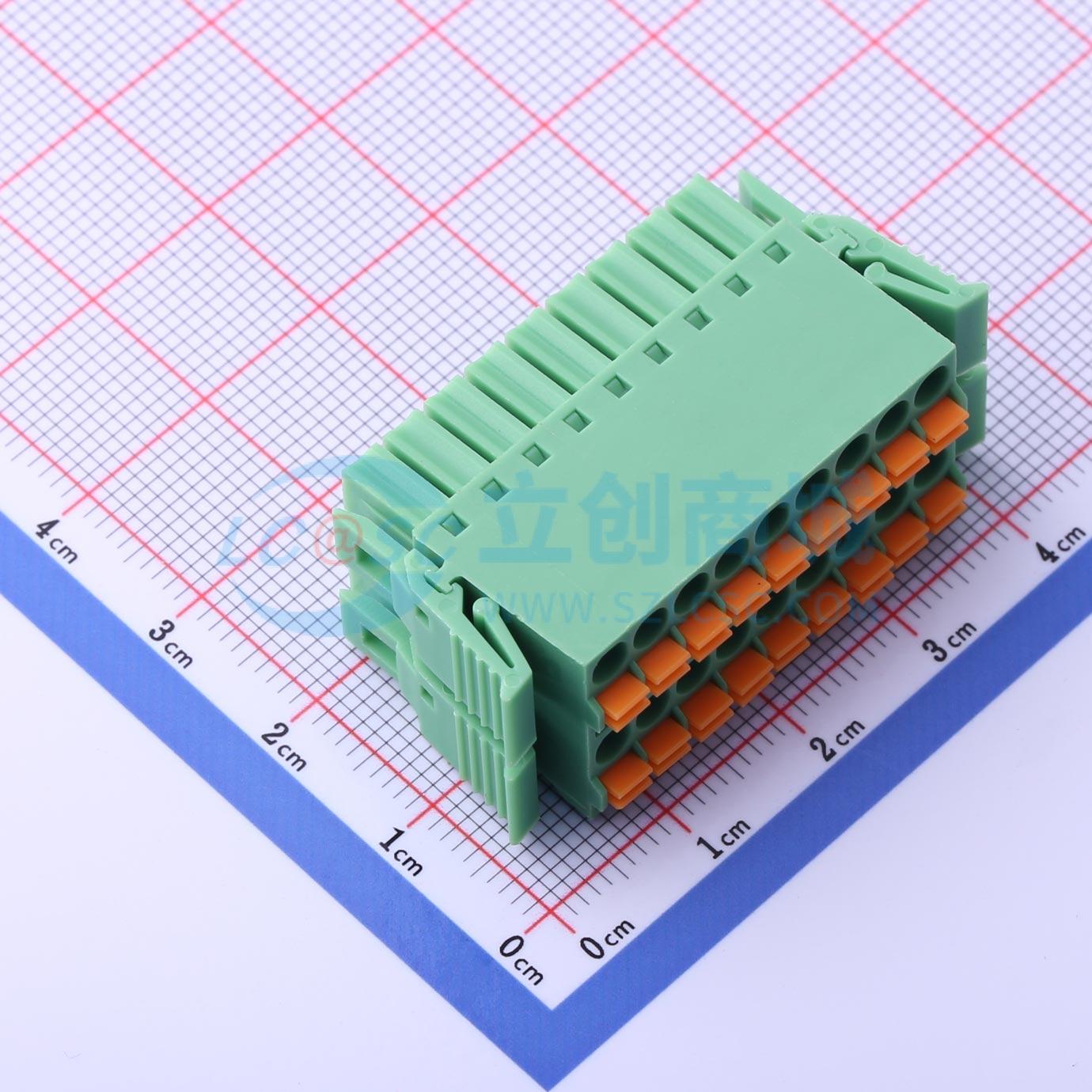 点击查看大图 KF2EDGKNHG-3.5-2*9P实物图