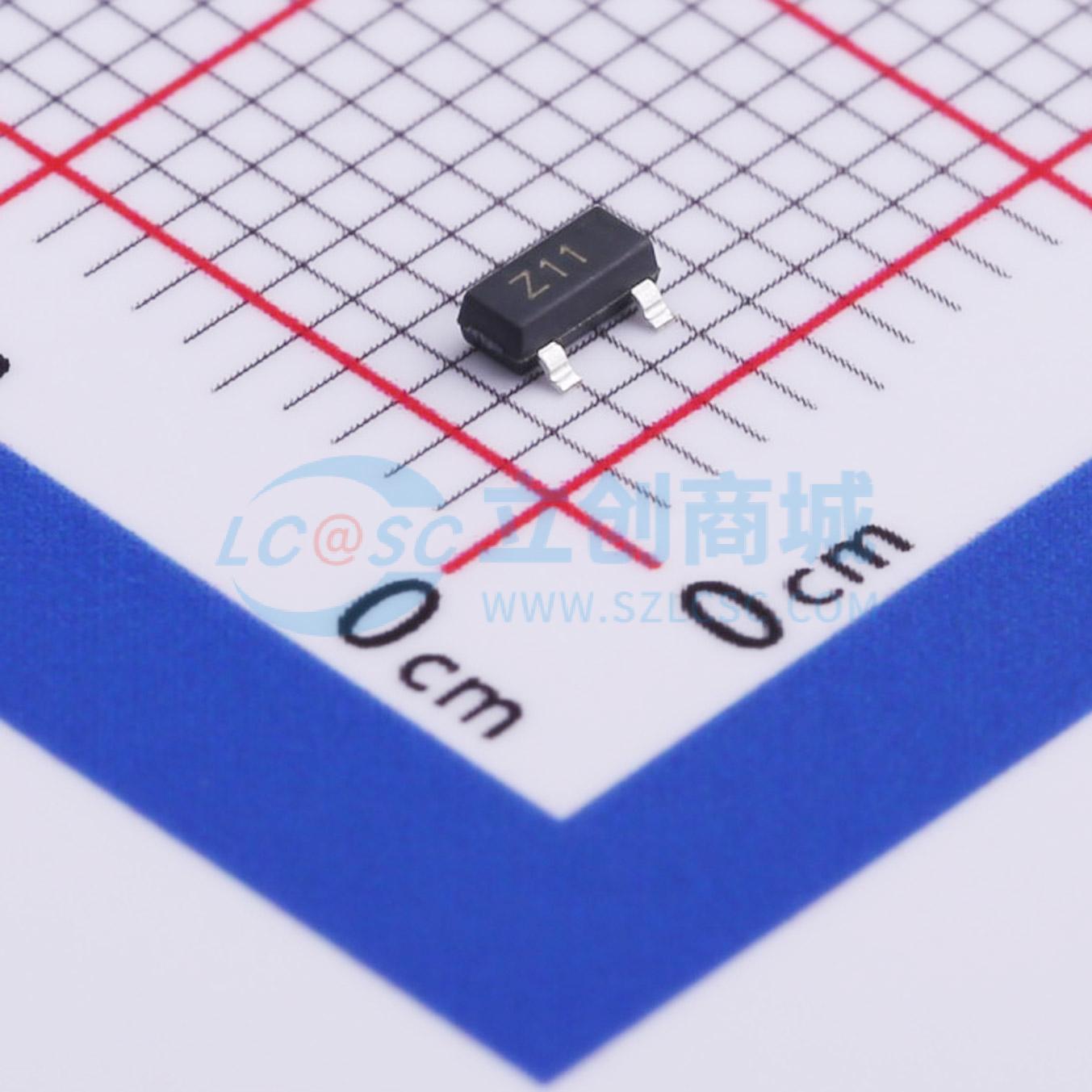 点击查看大图 BZX84C2V4实物图