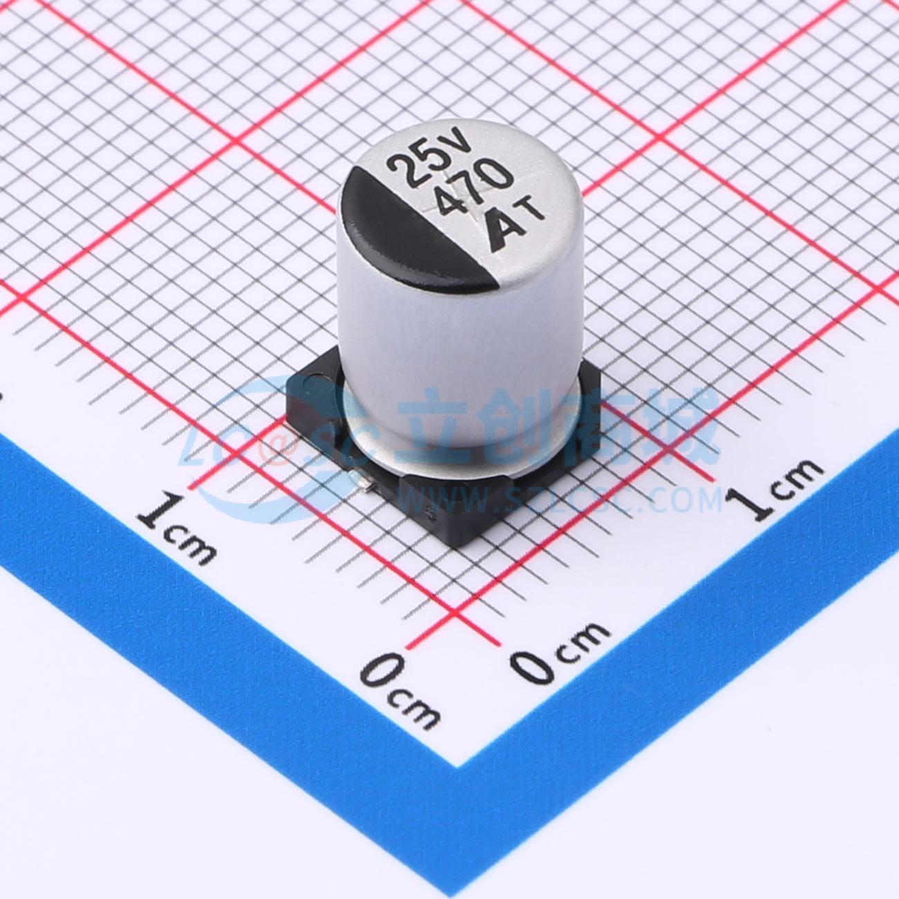 点击查看大图 GVT1E477M0810CNVC实物图