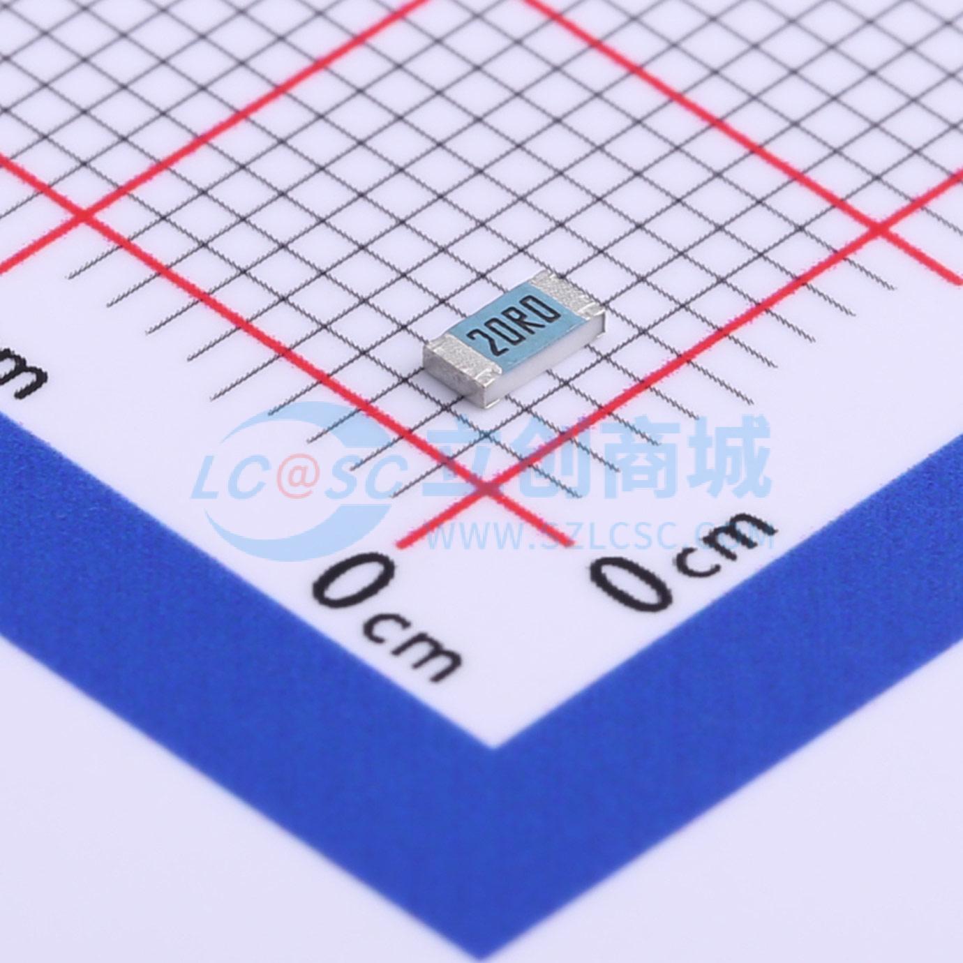 点击查看大图 RK73H2BTTD20R0F实物图