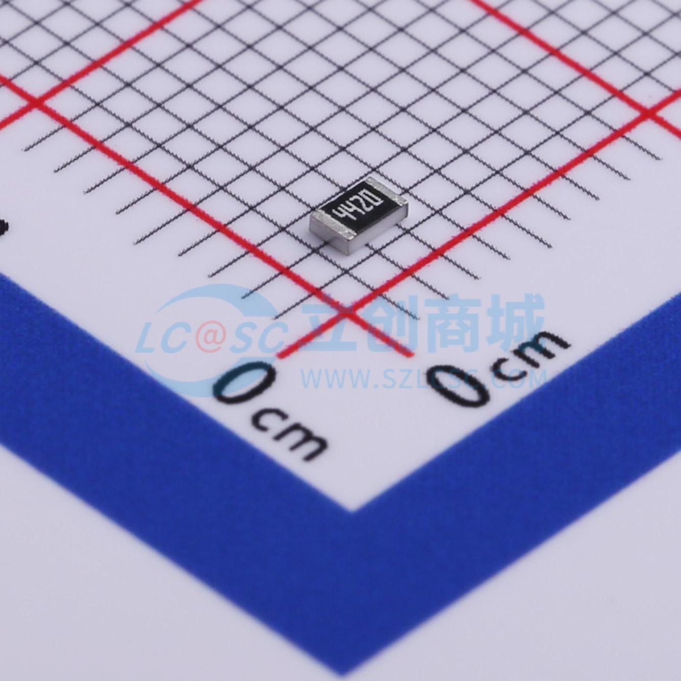 点击查看大图 RC0805FR-07442RL实物图
