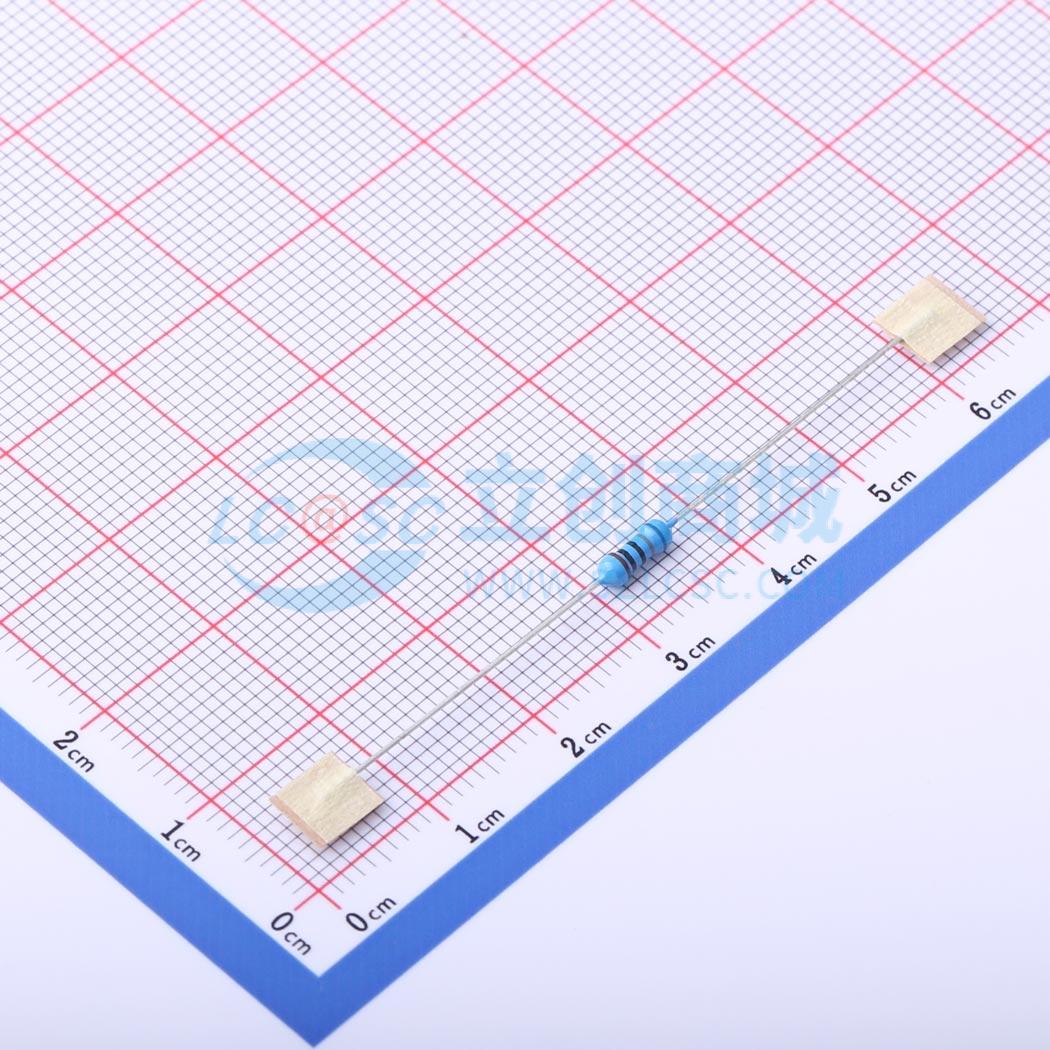 点击查看大图 MF1/4W-680Ω±1%-ST52实物图