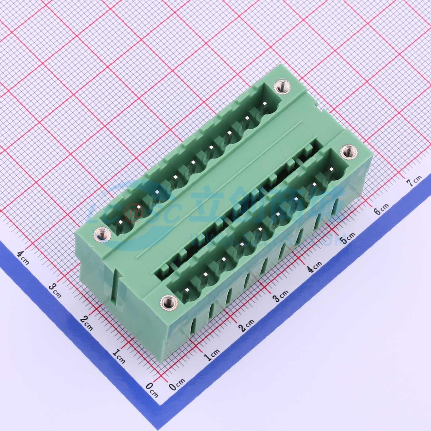 点击查看大图 KF2EDGVHM-5.08-2*9P实物图