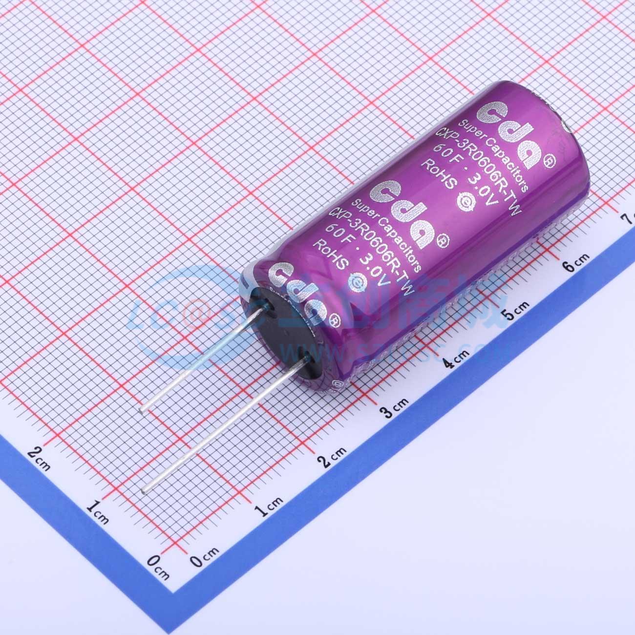 点击查看大图 CXP-3R0606R-TW 3.0V60F实物图