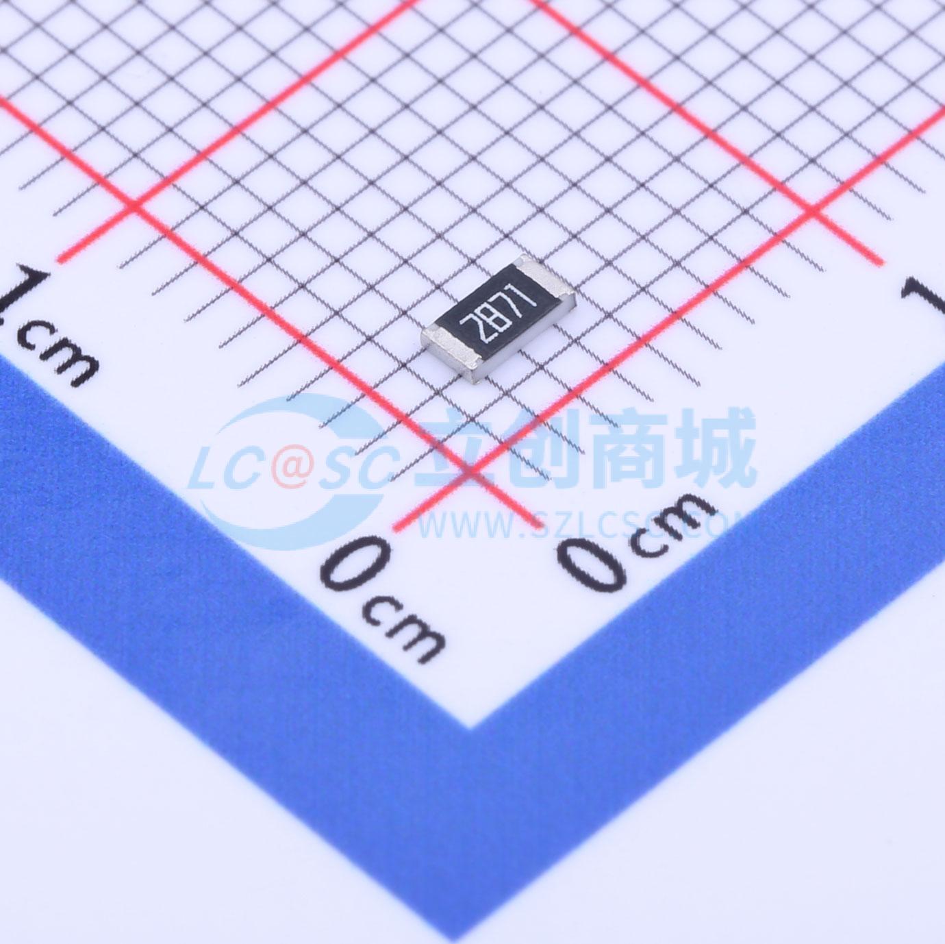 点击查看大图 RC1206FR-072K87L实物图