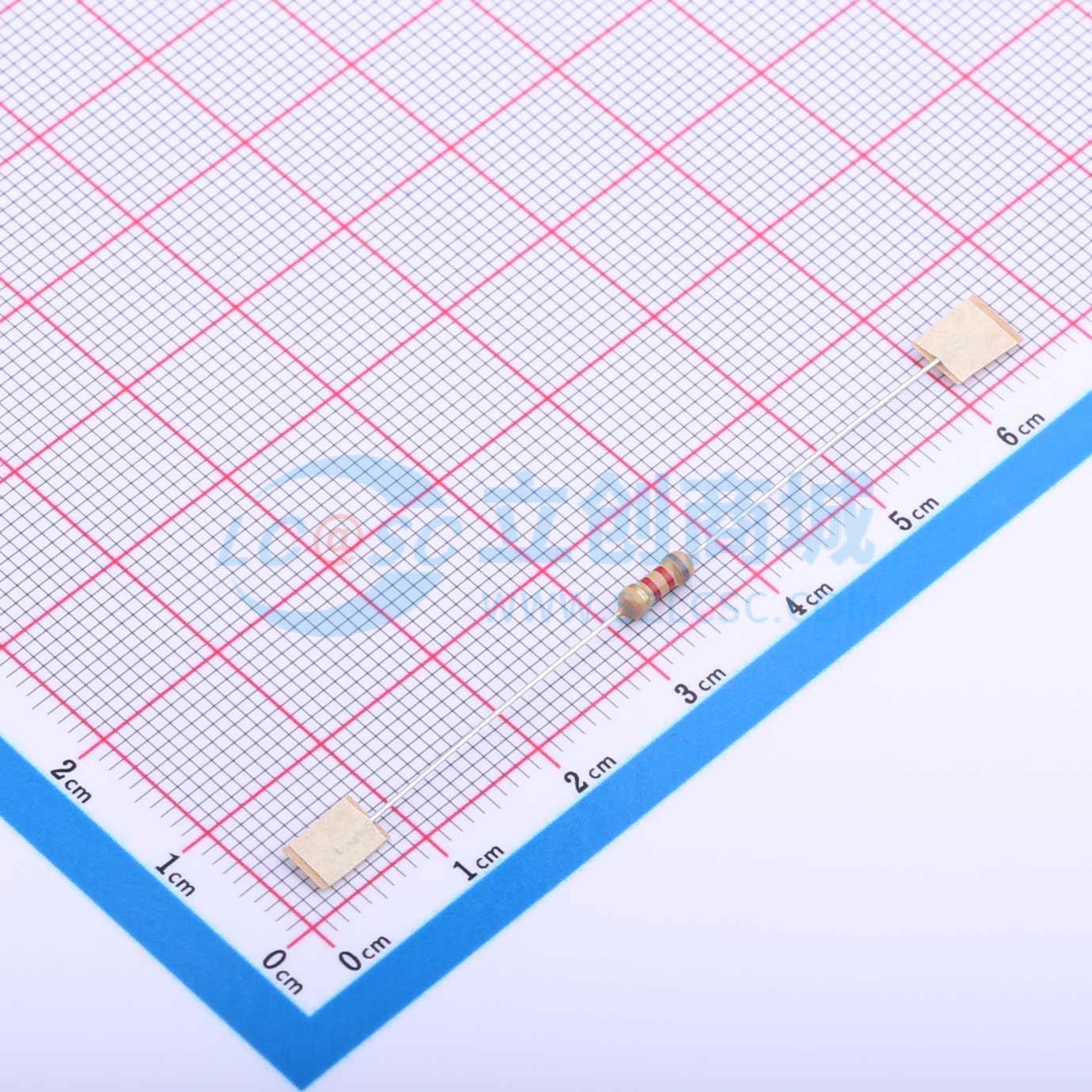 点击查看大图 CR1/4W-8K2±5%-OT52实物图