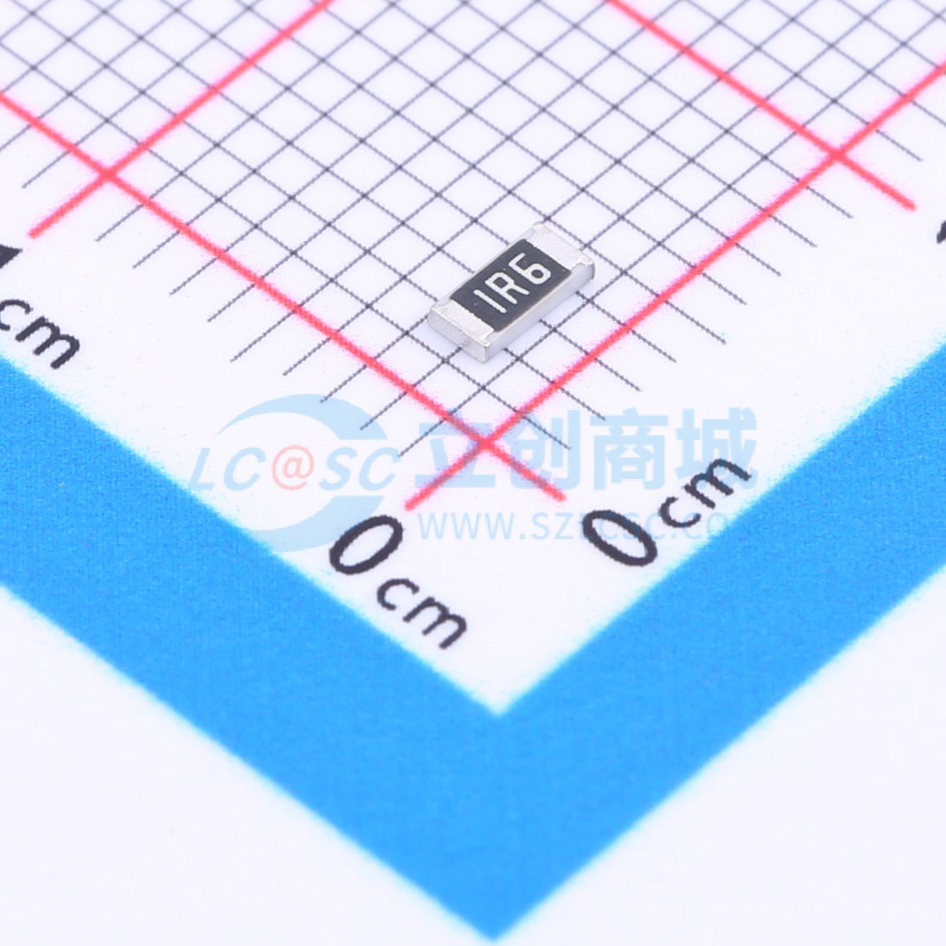 点击查看大图 FRC1206J1R6 TS实物图
