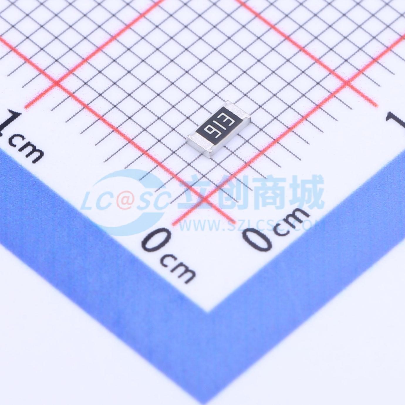 点击查看大图 FRC1206J913 TS实物图
