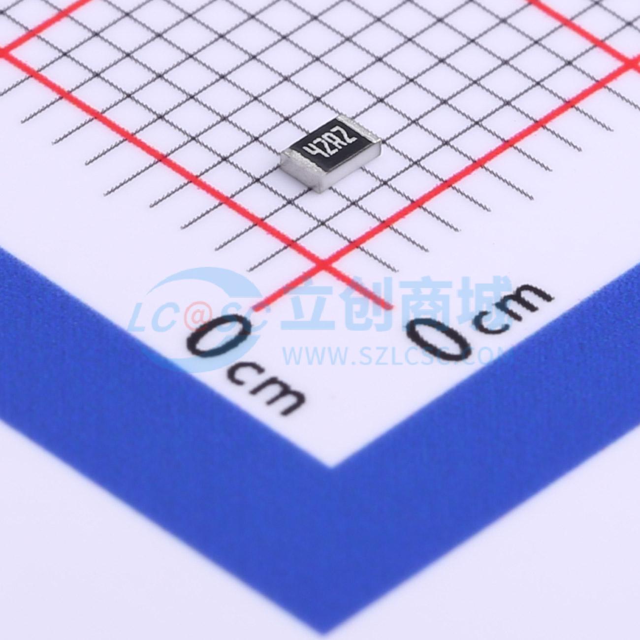 点击查看大图 RC0805FR-0742R2L实物图