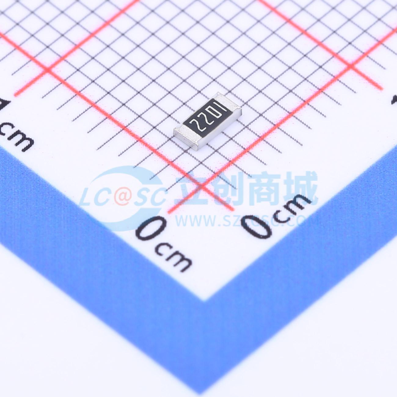 点击查看大图 FRC1206F2201TS实物图