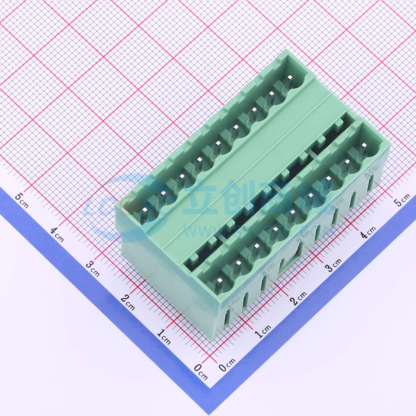 点击查看大图 KF2EDGVH-5.0-2*9P实物图