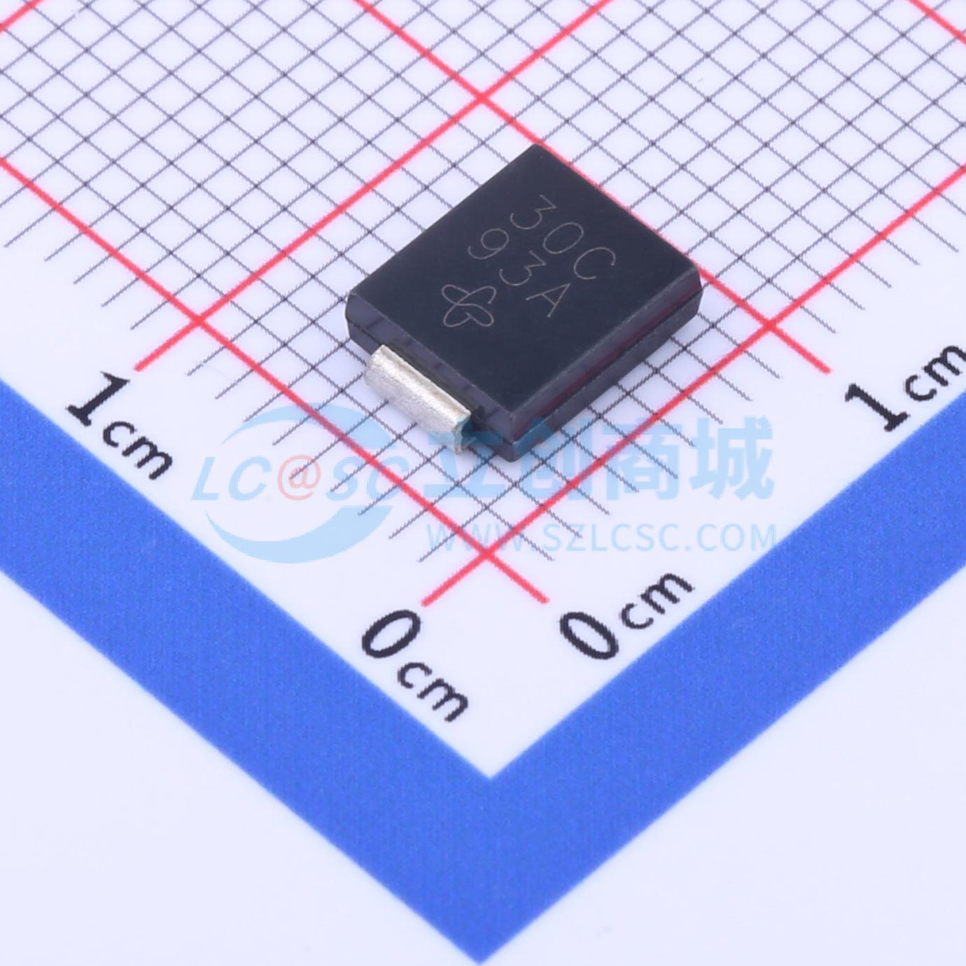 点击查看大图 1.5SMC30CAHE3/57T实物图