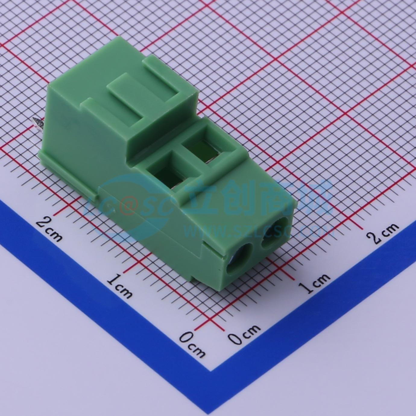 点击查看大图 KF128H-5.08-2P实物图