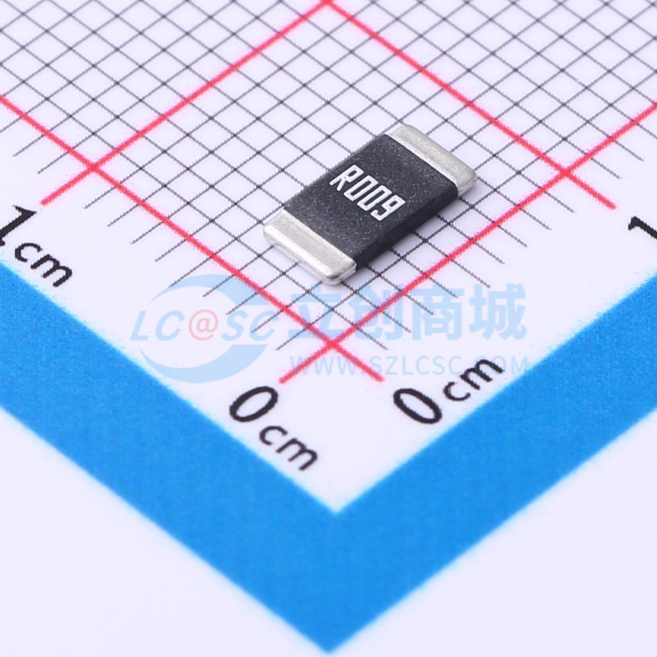 点击查看大图 HoJLR2512-2W-9mR-1%实物图