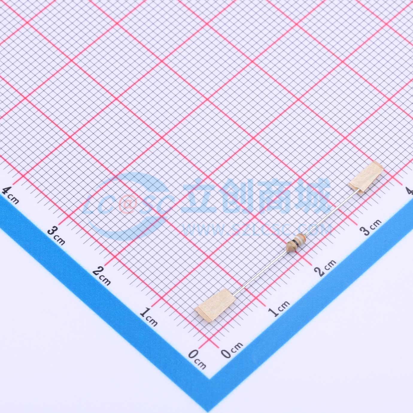 点击查看大图 CR1/8W-39Ω±5%-OT26实物图