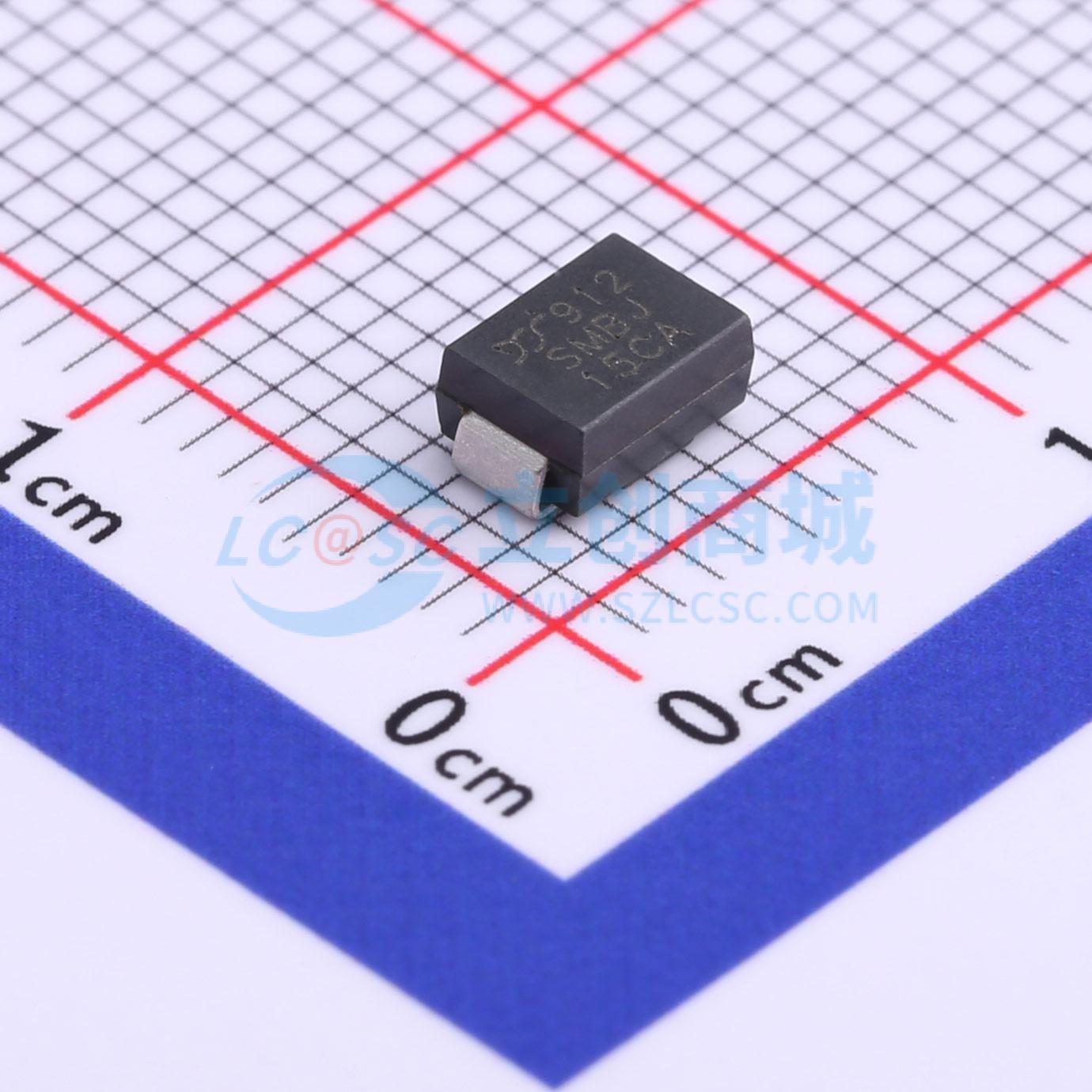点击查看大图 SMBJ15CA实物图
