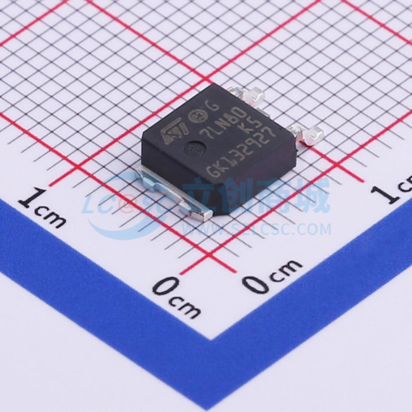 点击查看大图 STD7LN80K5实物图