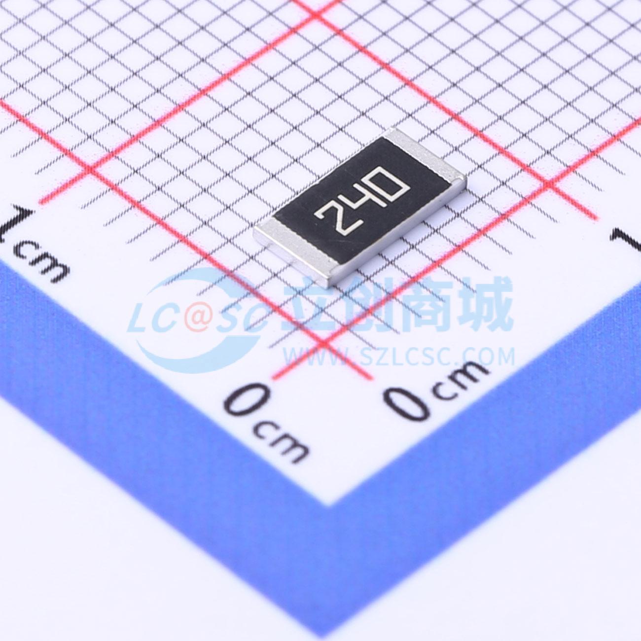 点击查看大图 FRC2512J240 TS实物图