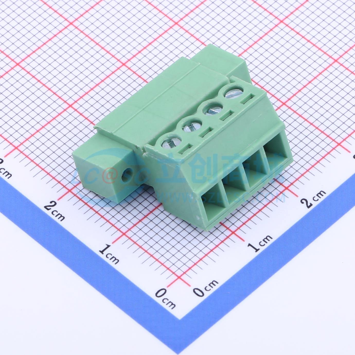 点击查看大图 DB2EKRP-3.81-4P-GN-S实物图