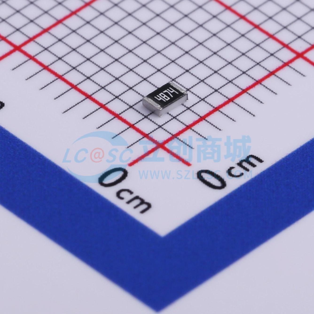 点击查看大图 RC0805FR-074M87L实物图