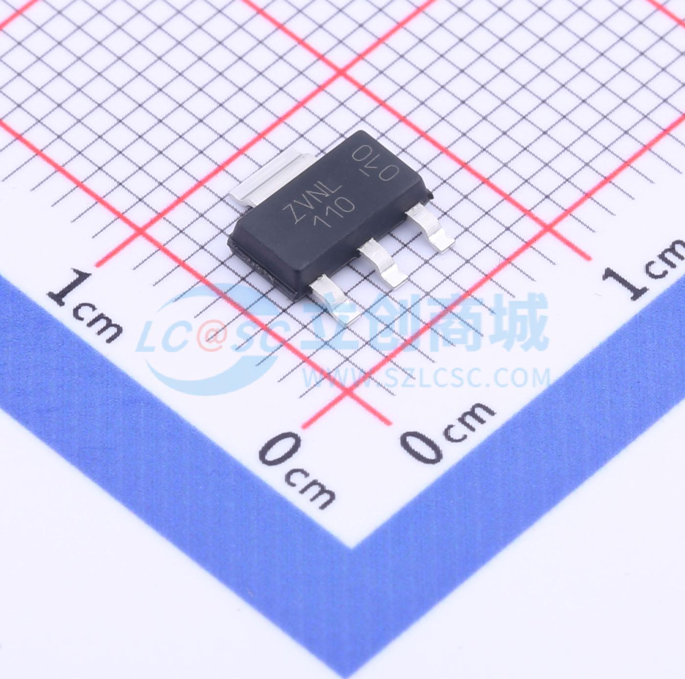 点击查看大图 ZVNL110GTA实物图