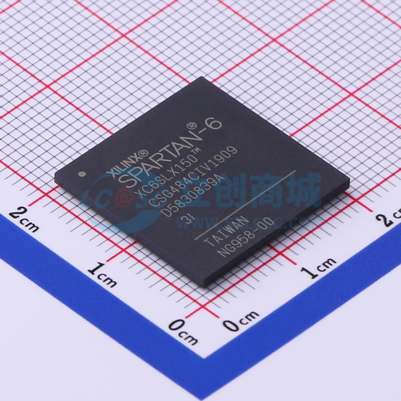 点击查看大图 XC6SLX150-3CSG484I实物图