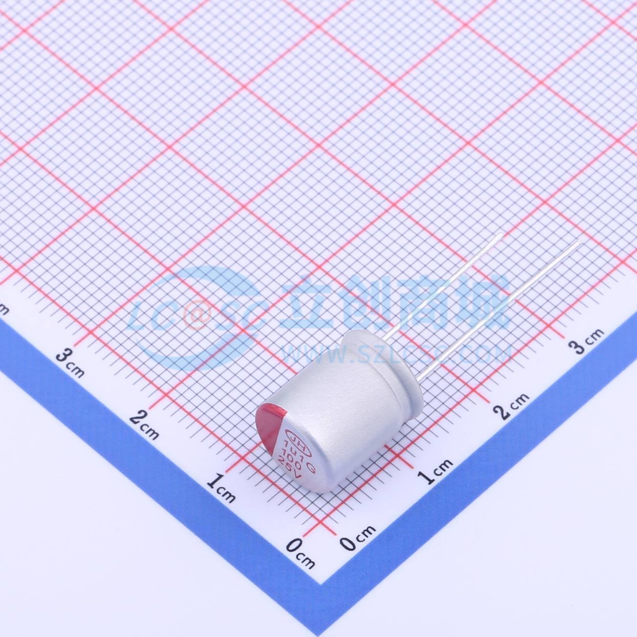 点击查看大图 PCR1EEG101MCACLL50WP实物图