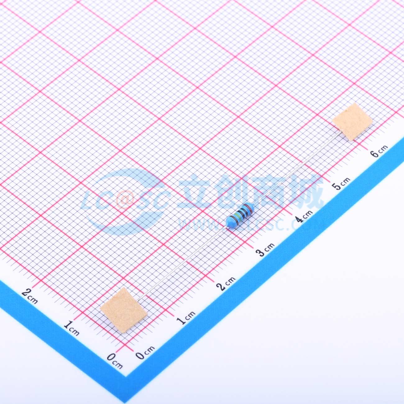 点击查看大图 MF1/4W-2M±1%-ST52实物图