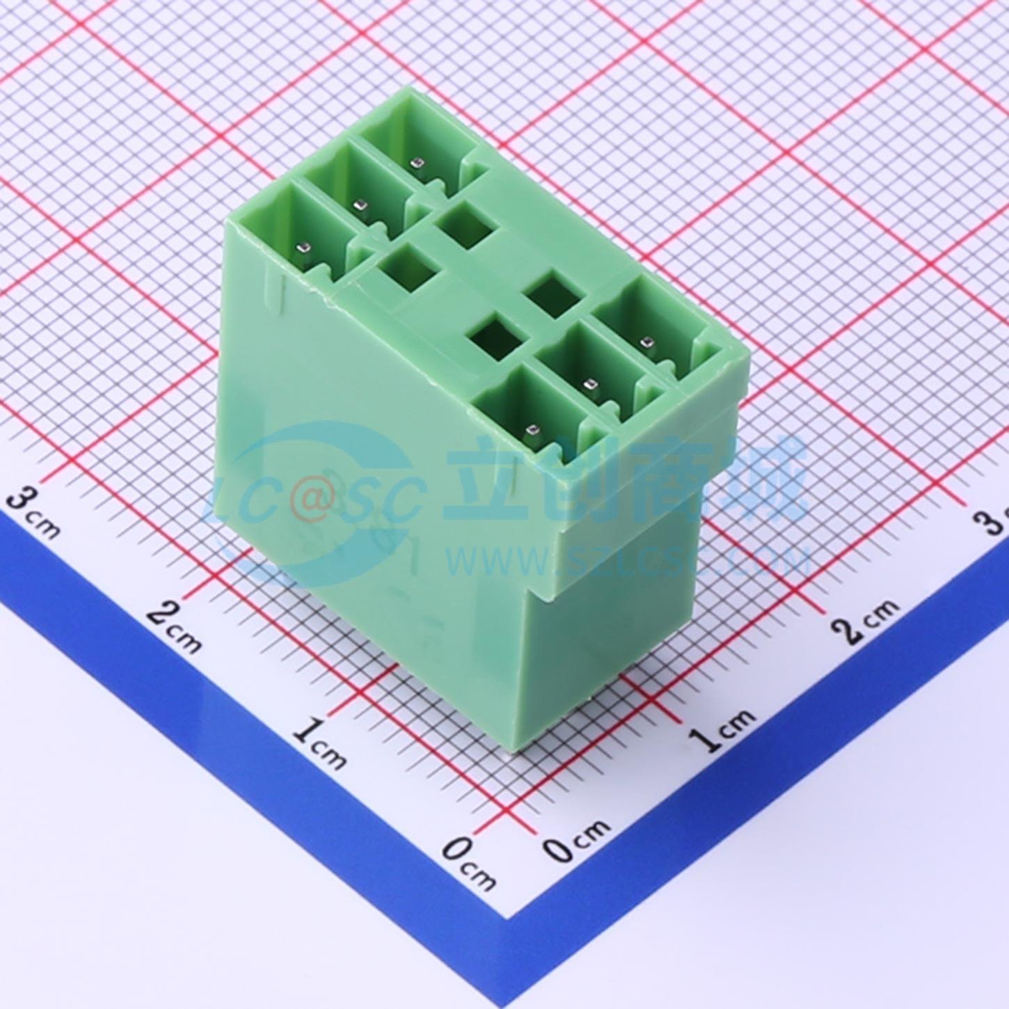 点击查看大图 KF2EDGVH-3.81-2*3P实物图