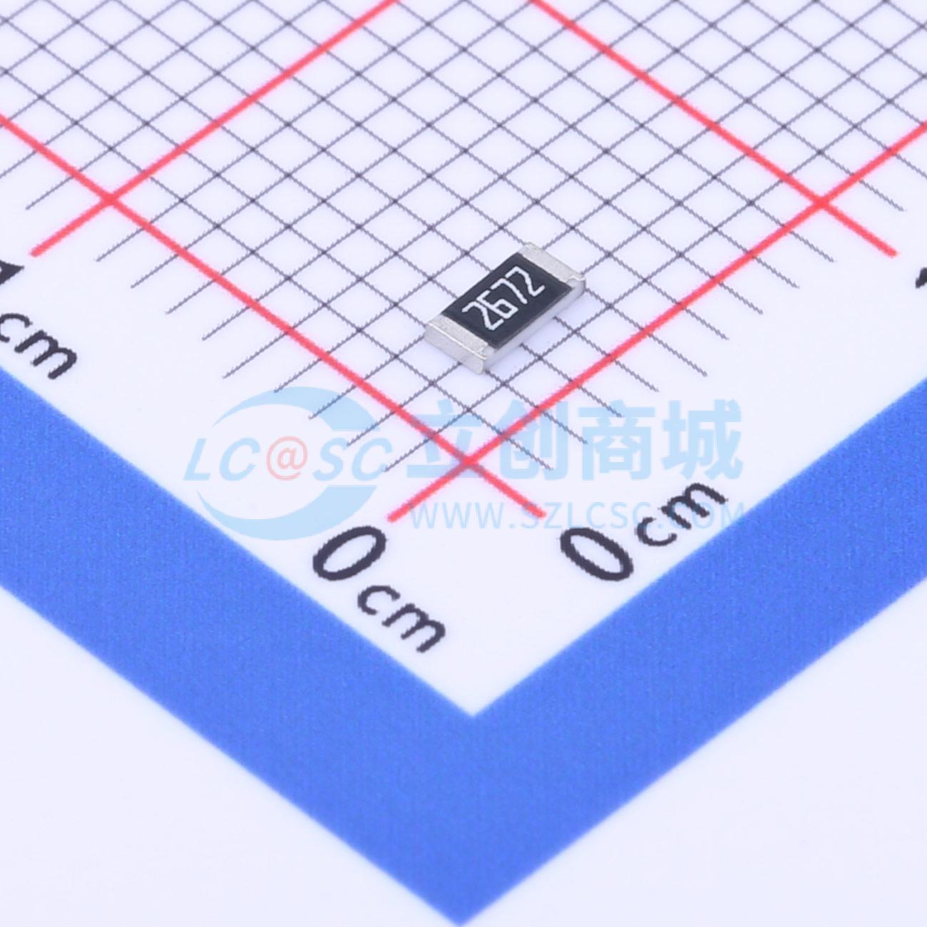 点击查看大图 RC1206FR-0726K7L实物图