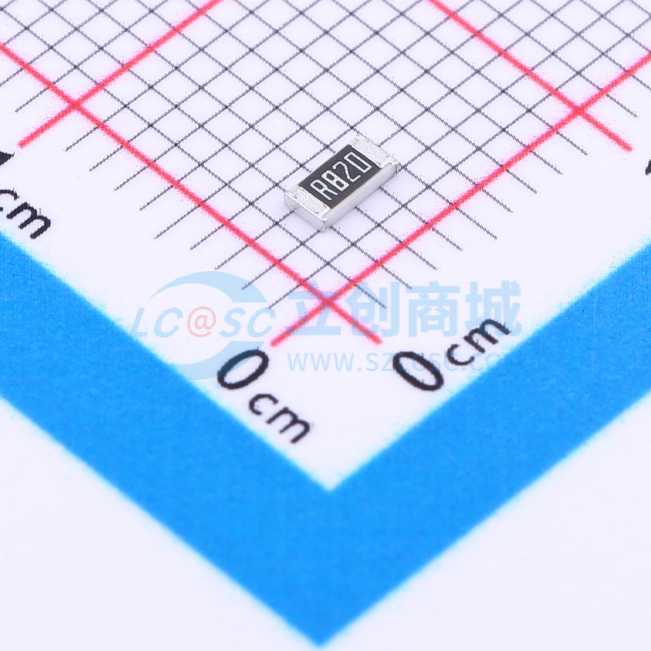 点击查看大图 FRL1206FR820TS实物图