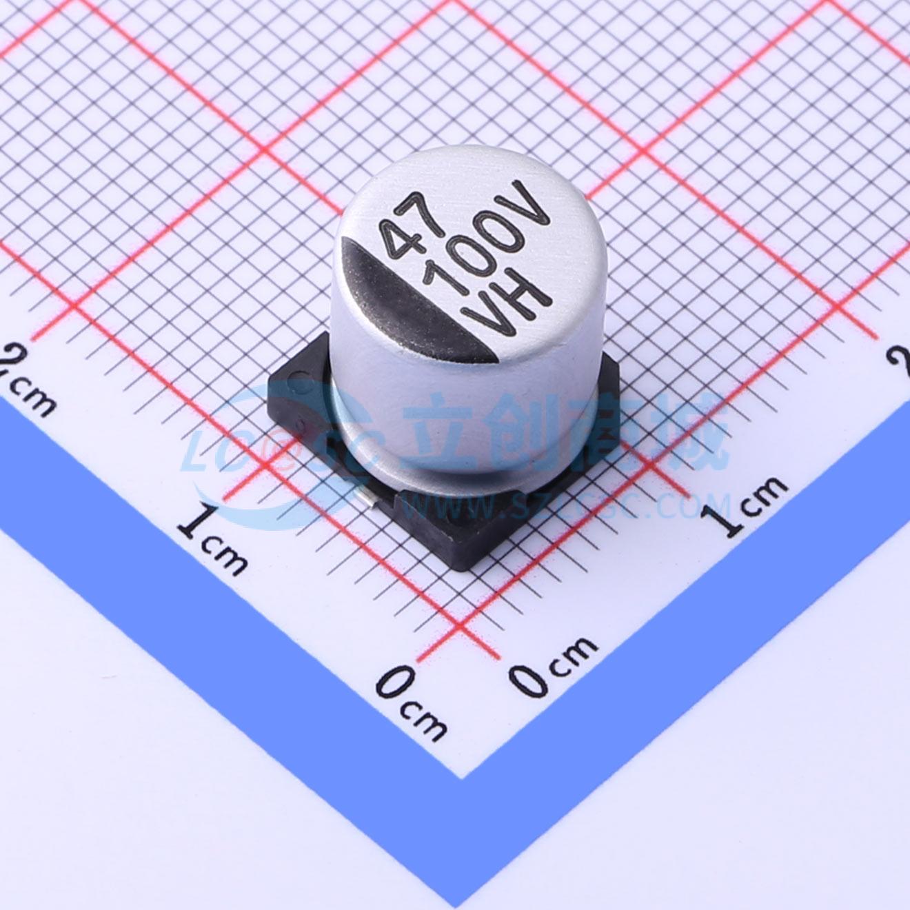 点击查看大图 VH2A470MG105000CE0实物图