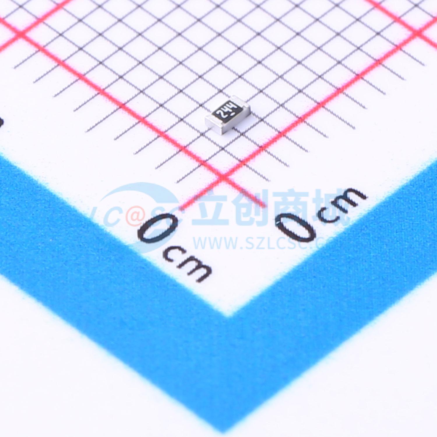 点击查看大图 FRC0603F2403TS实物图