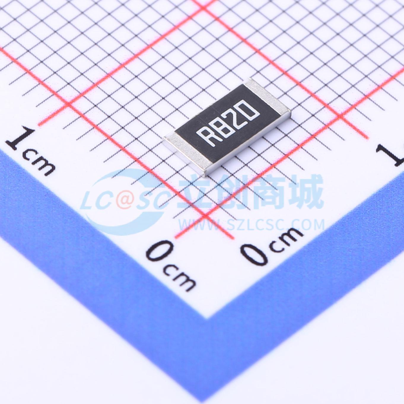 点击查看大图 FRL2512FR820TS实物图