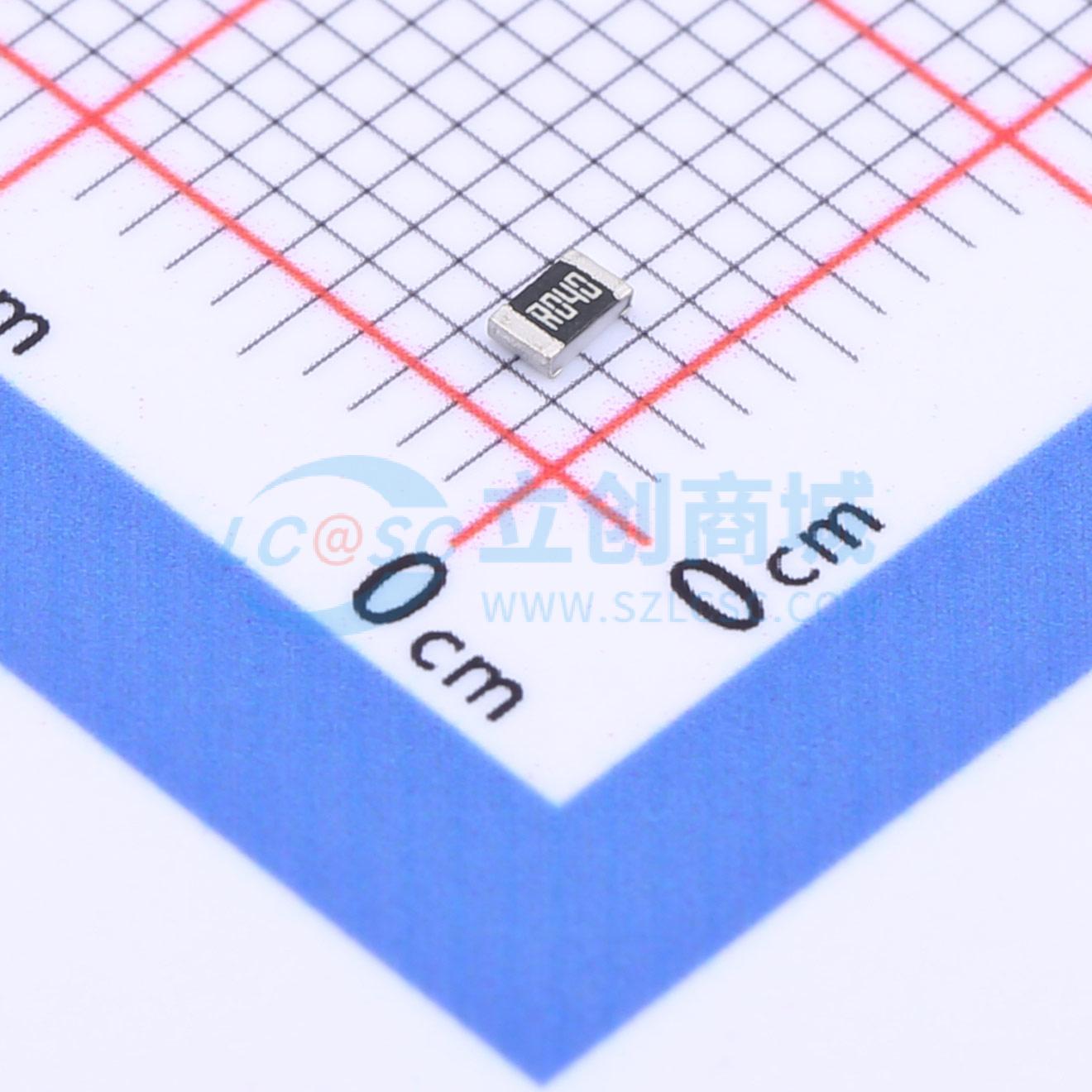 点击查看大图 0805W4J040LT5E实物图
