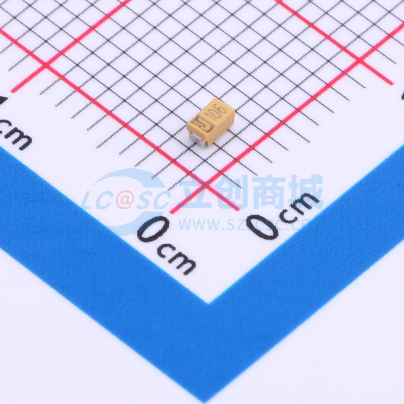 点击查看大图 CA45-P-6.3V-10UF-K实物图