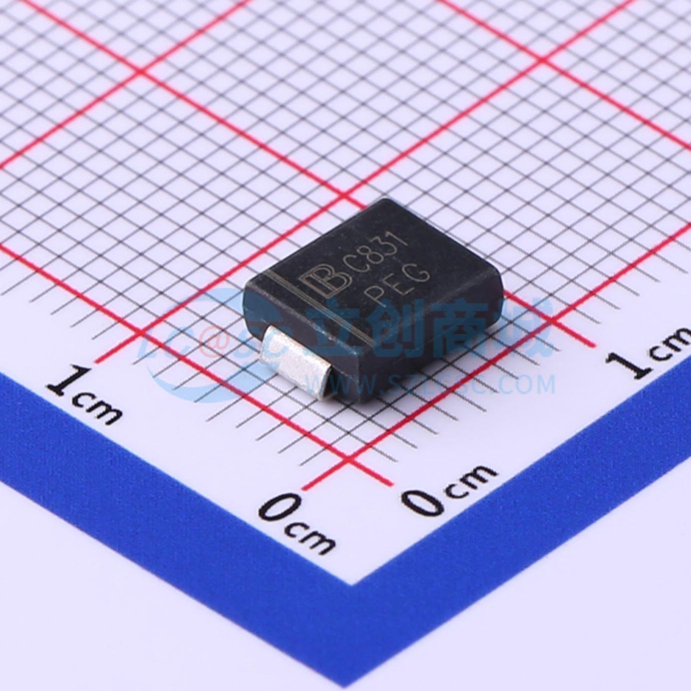 点击查看大图 SMDJ13A/TR13实物图