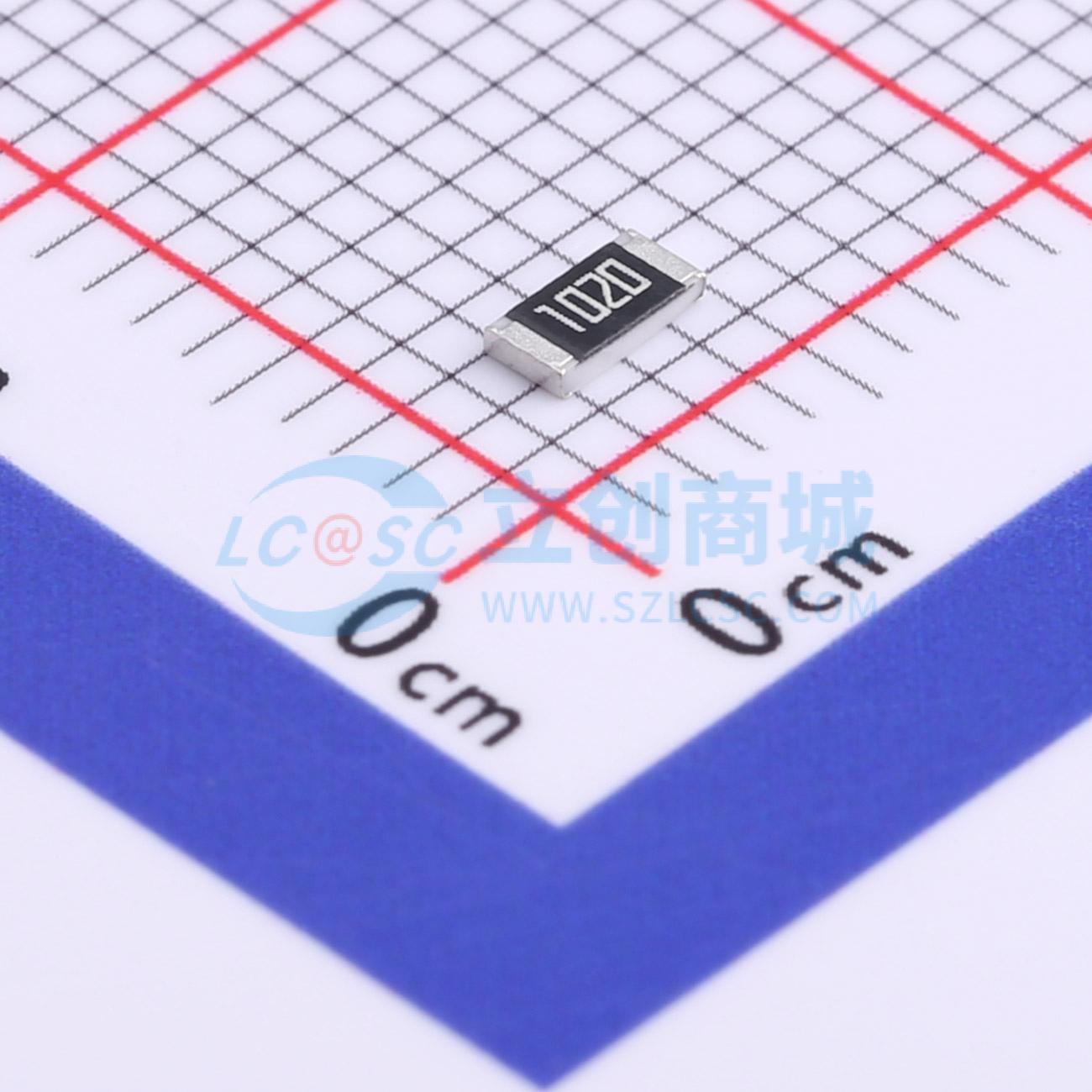 点击查看大图 RC1206FR-07102RL实物图